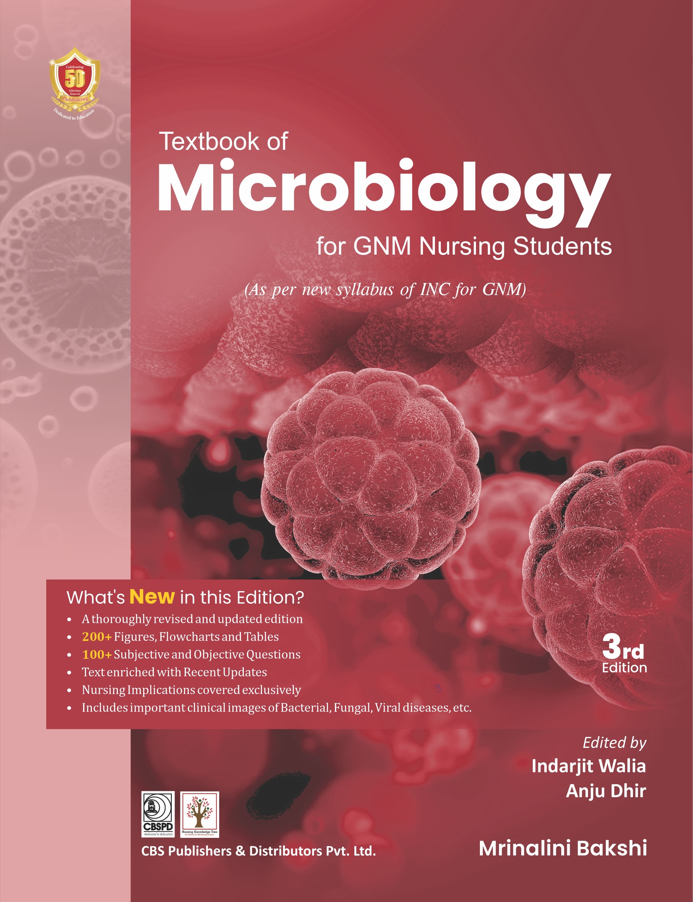 Textbook of microbiology for gnm nursing students (as per the inc syllabus for gnm)